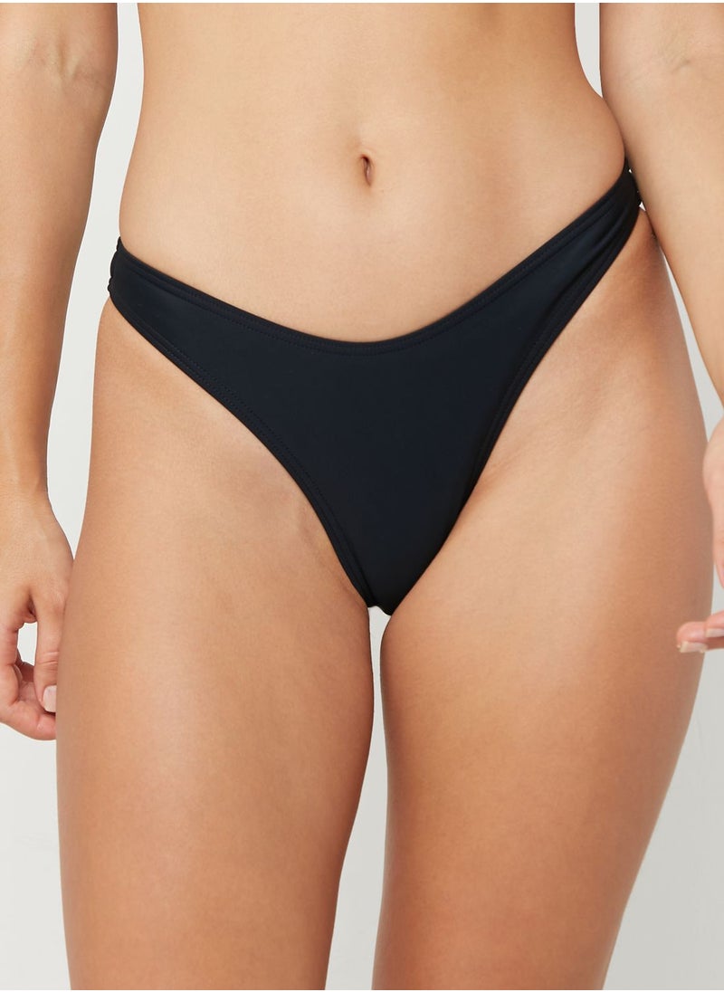 SOUTH BEACH - Tie Shoulder Underwired Bra & Brief Set - Image 1