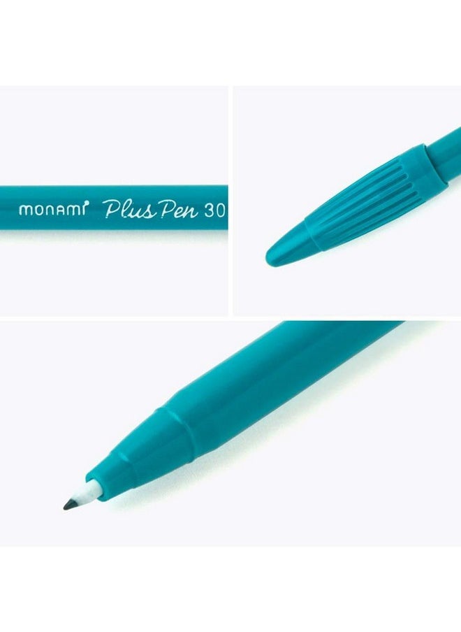 مونامي أقلام Plus Pen 3000 ذات طرف لباد، برأس رفيع (0.4 مم)، للتلوين/الرسم/تدوين اليوميات، ألوان متنوعة، عبوة من 36 قلمًا  - Image 4