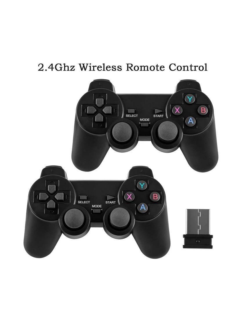 Wireless Retro Game Console, Plug and Play Video Game Stick Built in 10000+ Games,9 Classic Emulators, 4K High Definition HDMI Output for TV with Dual 2.4G Wireless Controllers(64G) - Image 3