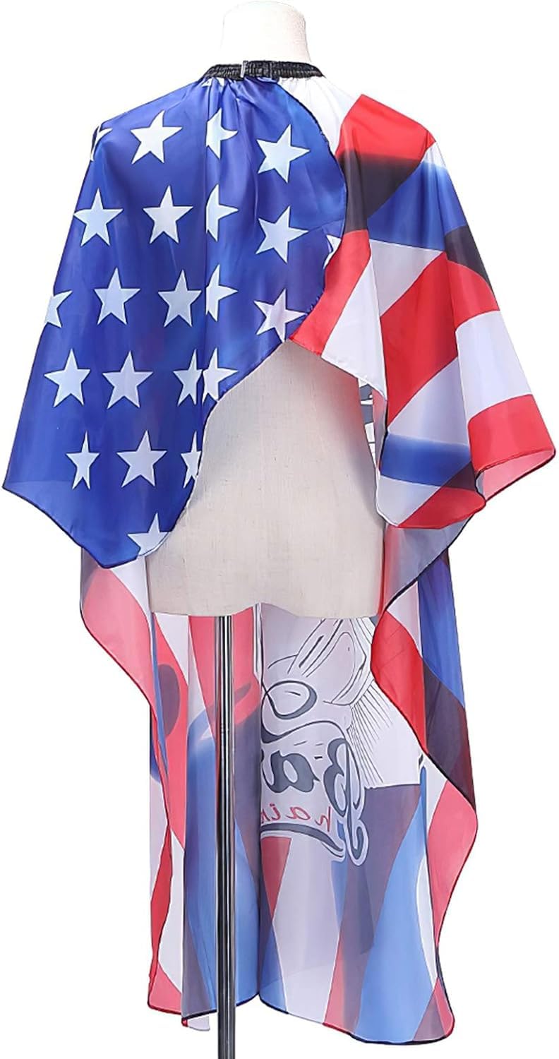 Foreignholics Foreign Holics Barber Printed Waterproof Professional Salon Apron Sheet with Snap Closure for Men Hair Cutting Barber Apron - Image 4