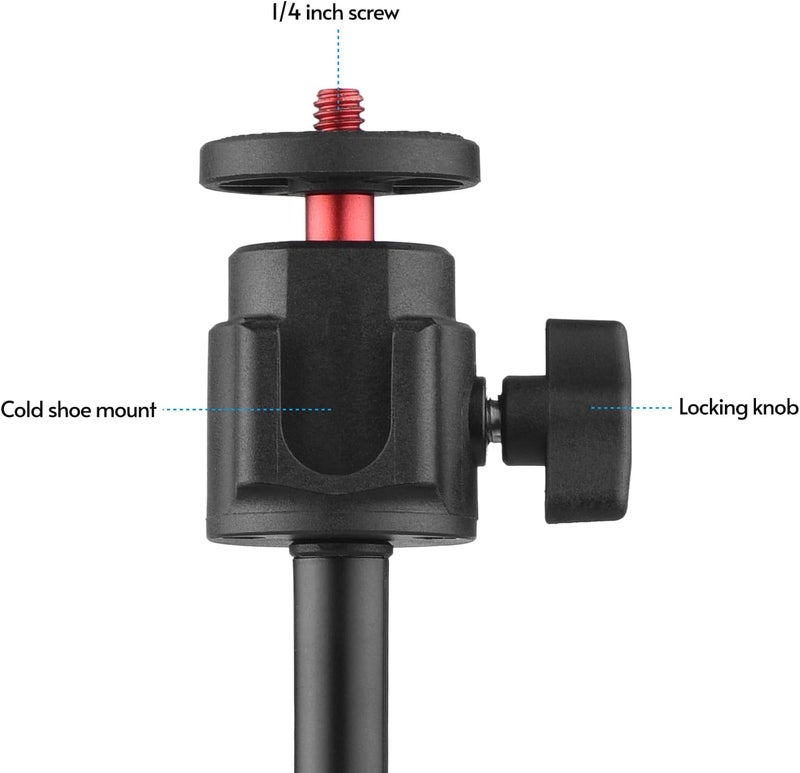 Eacam Lightweight Portable Mini Tripod with Adjustable Height for Phone and Camera - Image 5