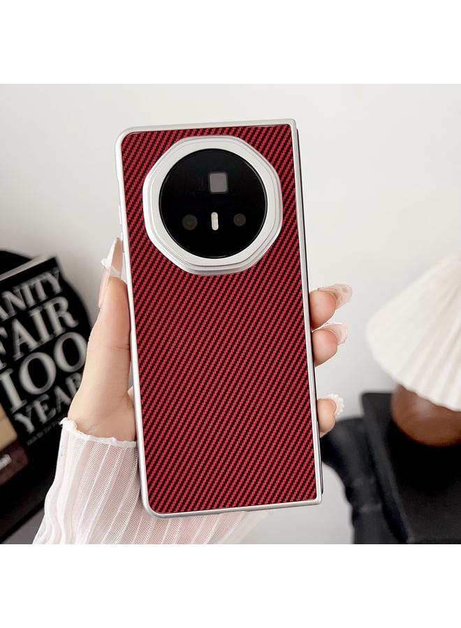 S-TOP Case For Honor Magic V3 Carbon Fiber Leather Grain Kevlar Folding Phone Case - Image 2