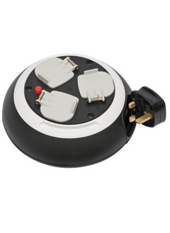 Brennenstuhl Brennenstuhl 3-Way Premium Line Cable Reel Black and White 3m  - Image 1