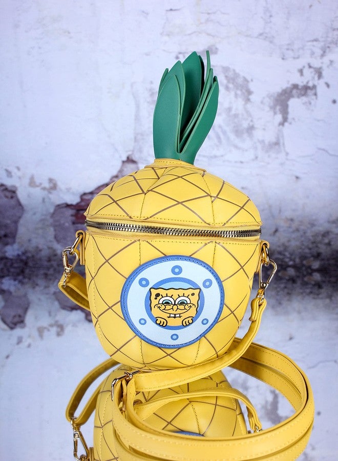 SPONGEBOB SQUAREPANTS Sponge Bob Square Pants Pineapple House Women's Cross Body Shoulder Bag Purse - Image 2