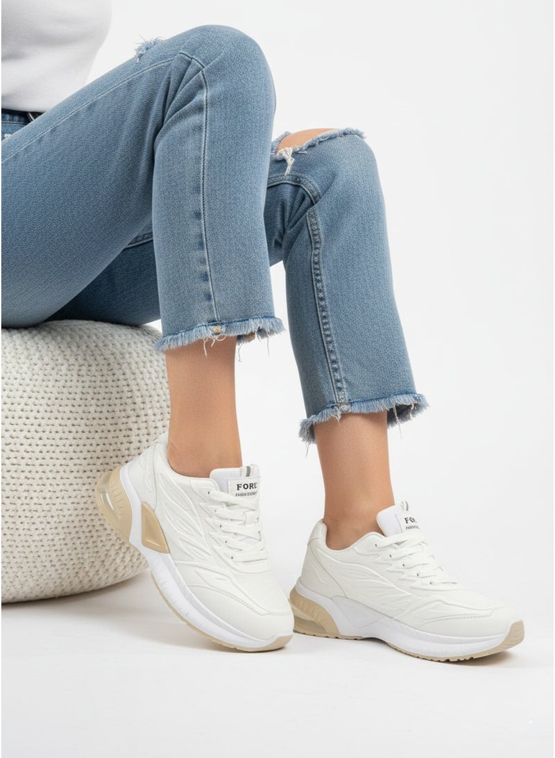 فيبراندا كوتشي أبيض عصري ومميز L-1007 - Image 1