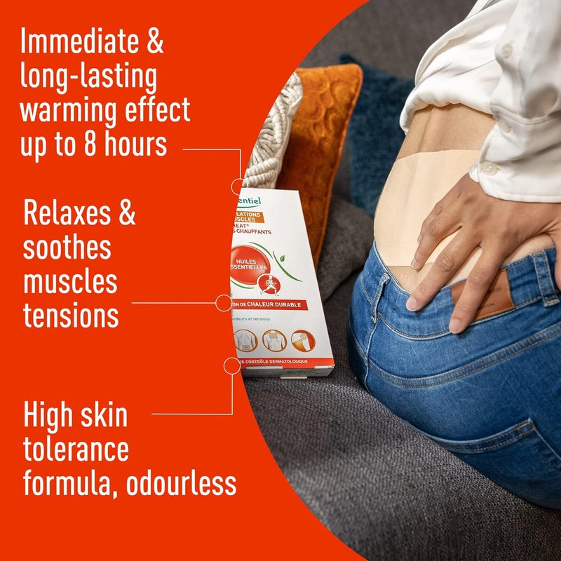 Puressentiel لصقات تسخين العضلات والمفاصل من بويرسنتيل 3 لصقات - Image 3