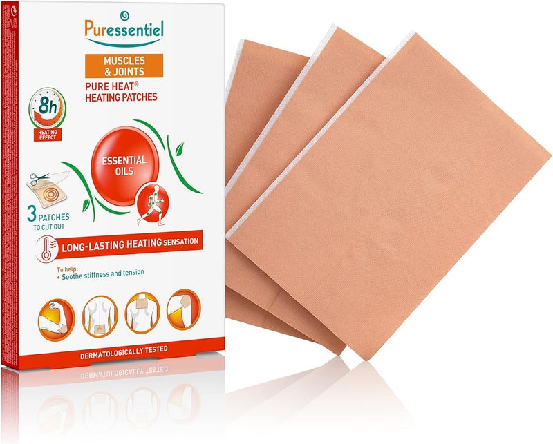 Puressentiel لصقات تسخين العضلات والمفاصل من بويرسنتيل 3 لصقات - Image 1