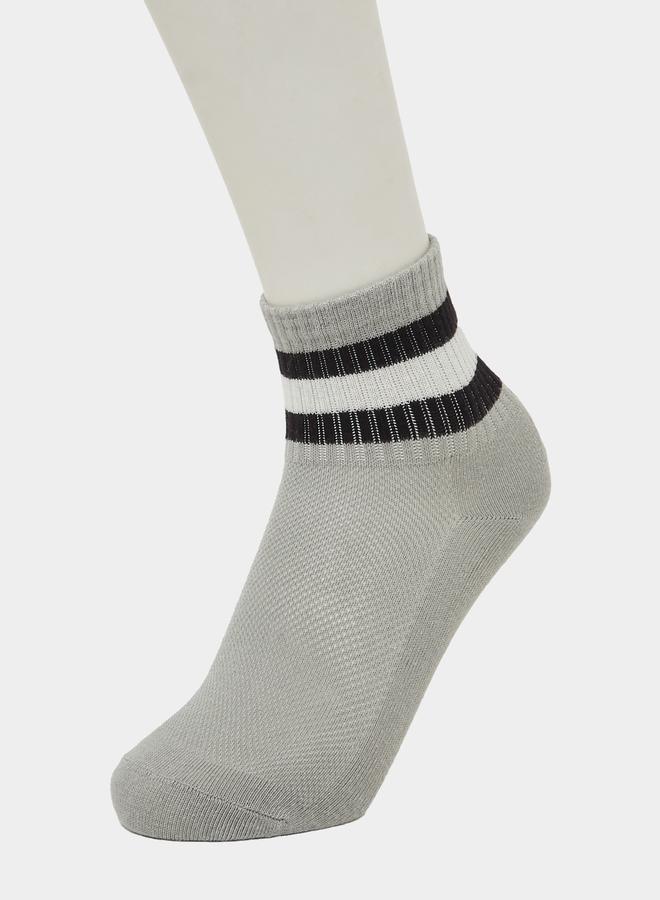 Styli Boys Pack of 5 - Striped Ankle Socks - Image 2