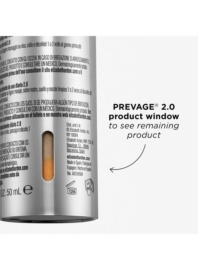 Elizabeth Arden PREVAGE Daily Face Serum 2.0, Anti Aging Serum for Face and Neck, Now With 4x Antioxidant Power, Improves Elasticity, Tones, Textures, Dark Spots, and Brightens Skin, 1.7 oz Tube - Image 5
