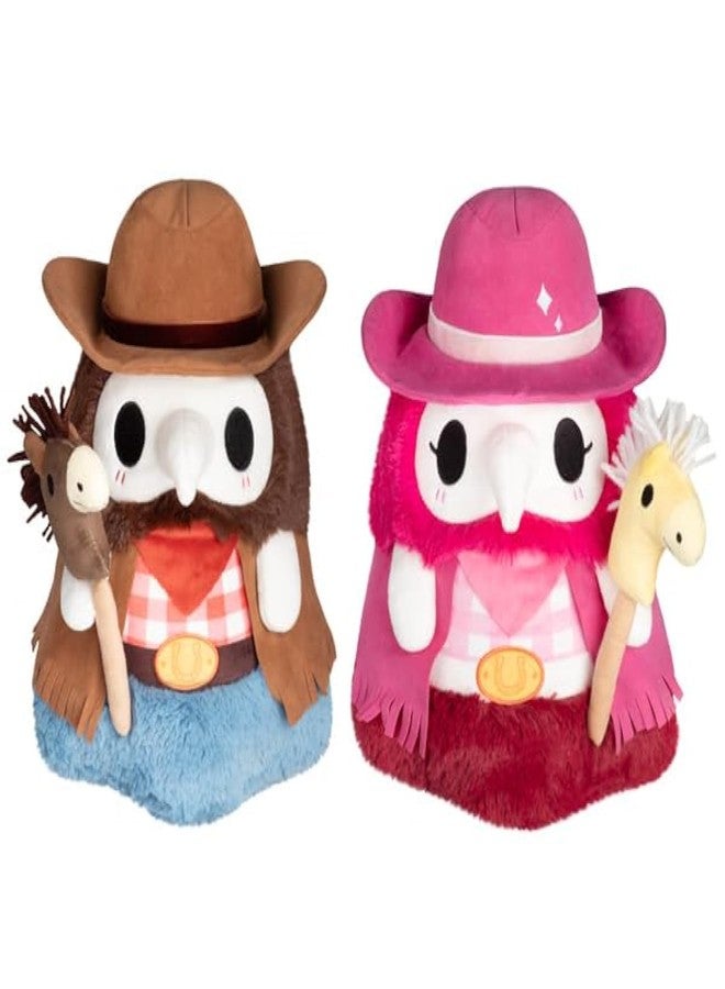 Squishable / Mini Cowboy Plague Doctor & Nurse Plush Set - Image 1