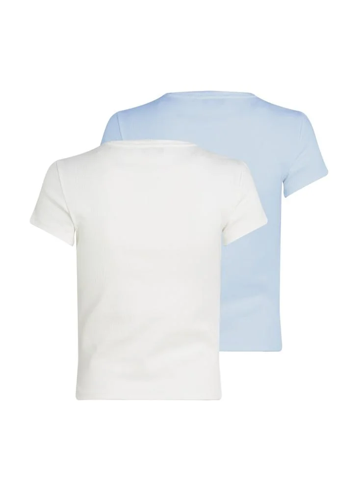 تومي جينز 2 Pack Of Logo Crew Neck T-Shirt