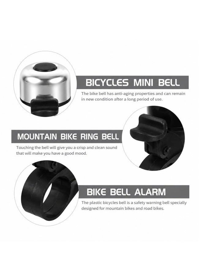 Fukukawa Compact Bicycle Mini Bell Loud Clear Sound Universal Handlebar Bike Bell Durable Lightweight Safety Ring for MTB Road Bike Kids Bicycle - Image 3