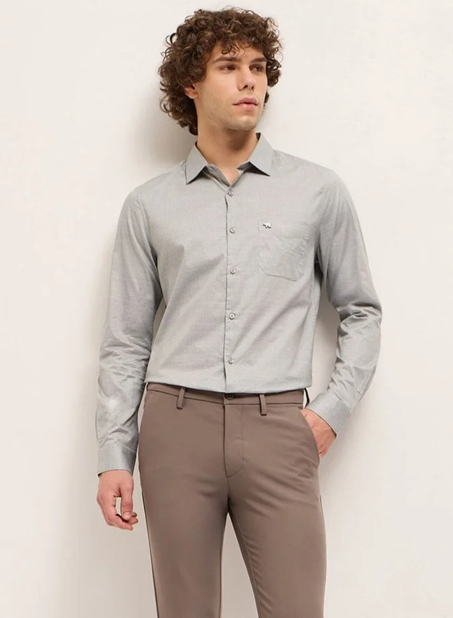 ذا بير هاوس قميص رجالي كلاسيكي بأزرار للمناسبات الرسمية والكاجوال