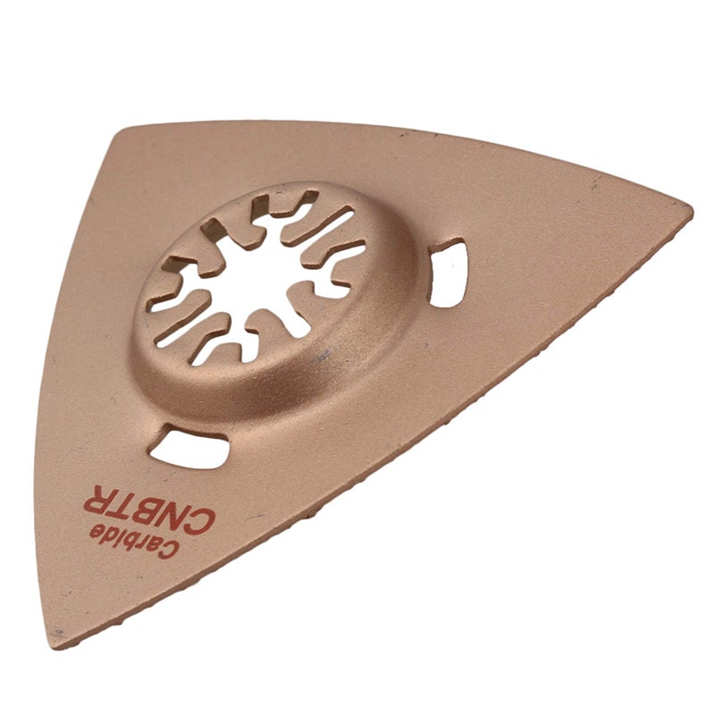 CNBTR Oscillating Multitool Triangle Carbide Rasp Saw Blades 80mm for Grinding Stone Set of 10 - Image 3