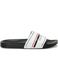 U.S. Polo Assn. Ruge 3fx White-Navy Men's Slippers  - Image 2