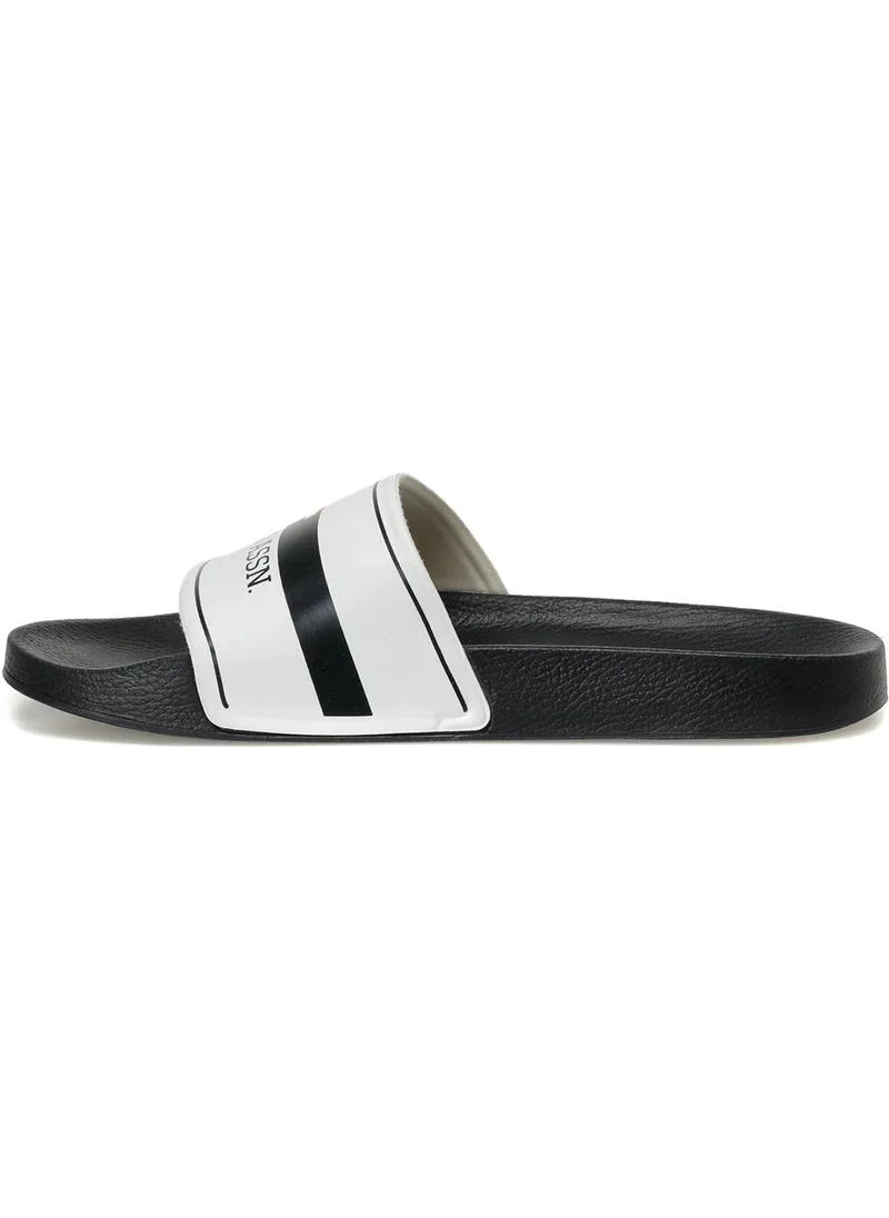 يو اس بولو اسن Ruge 3fx White-Navy Men's Slippers