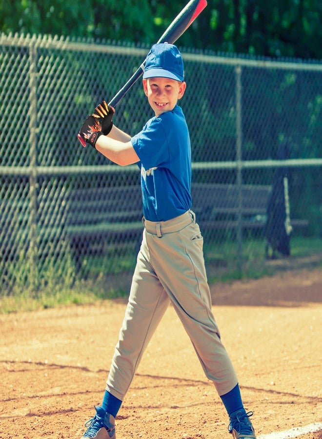 Syltra Kids Baseball Batting Gloves Youth Boys,Softball Batting Gloves Youth with Precise Fit & Peak Performance for Young Athletes, Fire Red Youth XS-S - Image 5