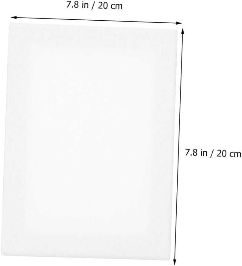 Angoily 3pcs Pure Cotton Stretched Canvas Panels for Oil Acrylic Painting Art Boards for Students and Beginners Craft Project Supplies - Image 2