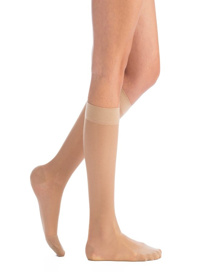 EvoNation Women’s Knee High 8-15 mmHg Sheer Graduated Compression Socks - Mild Pressure Compression Garment - Image 1
