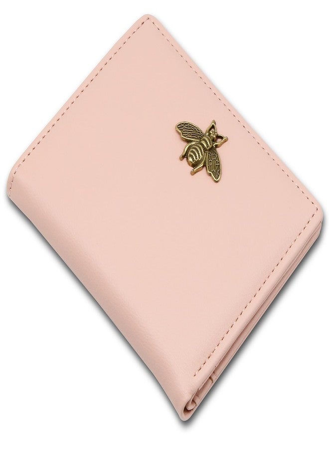 Altally Small Women Wallet RFID Blocking Bifold Pocket Wallet Slim Compact Ladies Purse Mini Wallets For Women (Pink) - Image 1