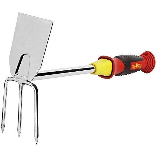 Wolf Garten 3022000 2-in-1 Double Steel Hoe,Working Width 7 Cm,Suitable for Loosening Soil&Weeding Between Crops,Lightweight&Durable(39.2 X 26.1 X 10 Cm) - Image 1