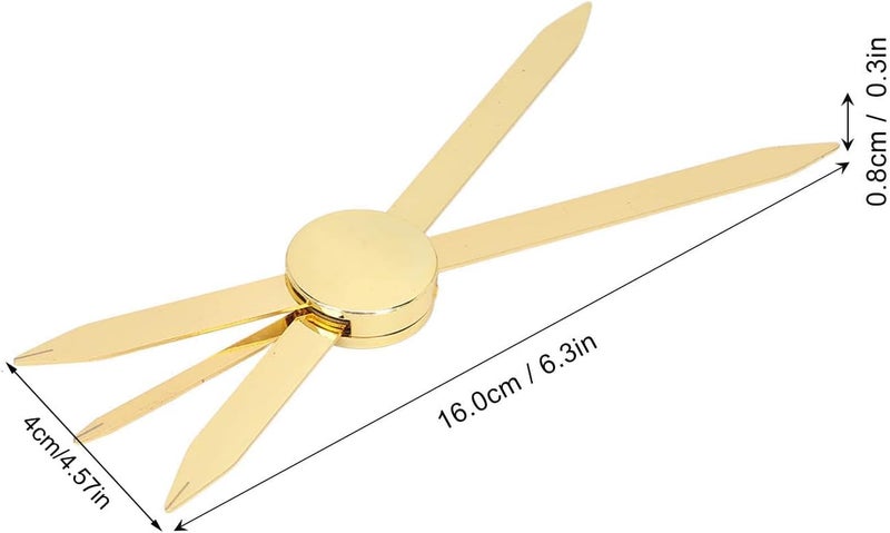 Eyebrow Ruler Adjustable Accurate Positioning Stainless Steel Material Gold Design Brow Measuring Tool - Image 5