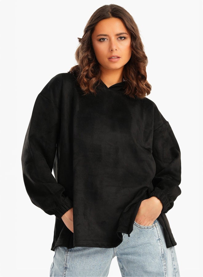 Clue Velvet Lounge Hoodie - Image 2