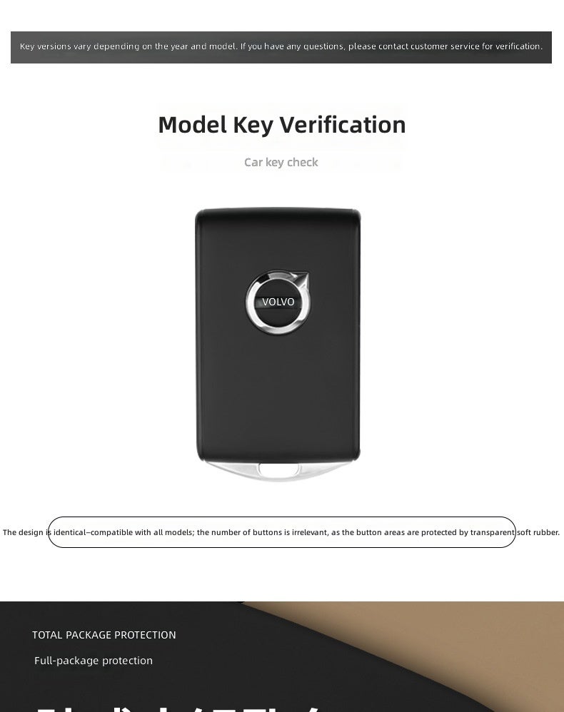Volvo XC60 Key Case S90 Car Accessories S60 Interior Decorations XC40 Modification XC90 Shell Buckle Cover - Image 2
