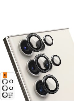 Spigen Glastr Ez Fit Optik Pro Samsung Galaxy S23 Ultra Camera Lens Protector [1 Pack] - Glitter Black  - Image 1