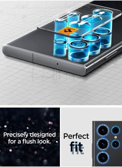 Spigen Glastr Ez Fit Optik Pro Samsung Galaxy S23 Ultra Camera Lens Protector [1 Pack] - Glitter Black  - Image 5