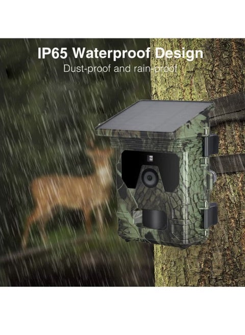 Generic 1080P Solar Hunting Camera, IP65 Waterproof Infrared Night