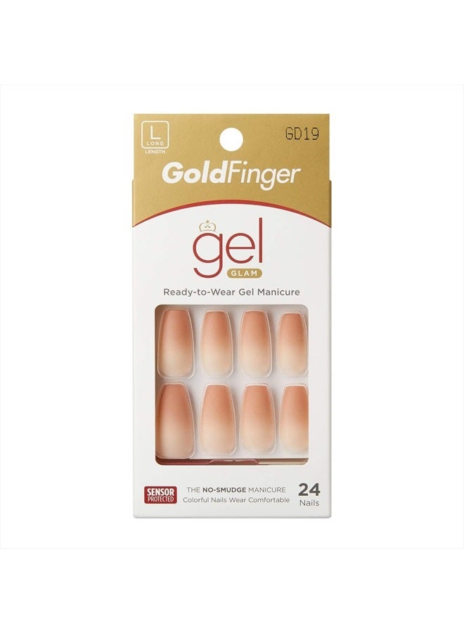 Goldfinger Gold Finger Gel Glam Design Nail (GD19) - Image 1