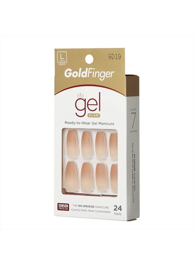 Goldfinger Gold Finger Gel Glam Design Nail (GD19) - Image 2