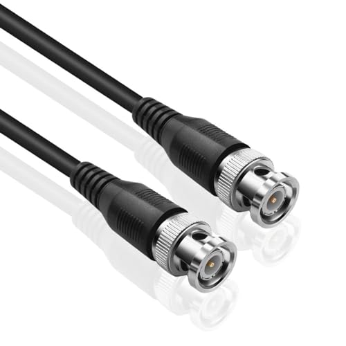 TNP Products TNP SDI Cable Connectors RG6 Coaxial Cable Male to Male - Heavy Shielding, BNC to BNC Cord Connectors, HD SDI BNC Cable, Long Cable Cord, 75 Ohm Cable, 3FT - Image 1