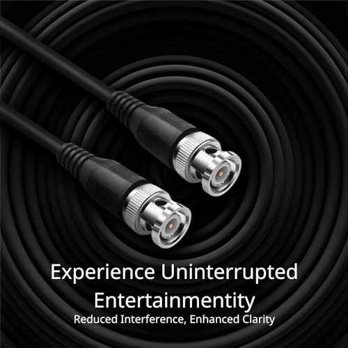 TNP Products TNP SDI Cable Connectors RG6 Coaxial Cable Male to Male - Heavy Shielding, BNC to BNC Cord Connectors, HD SDI BNC Cable, Long Cable Cord, 75 Ohm Cable, 3FT - Image 4