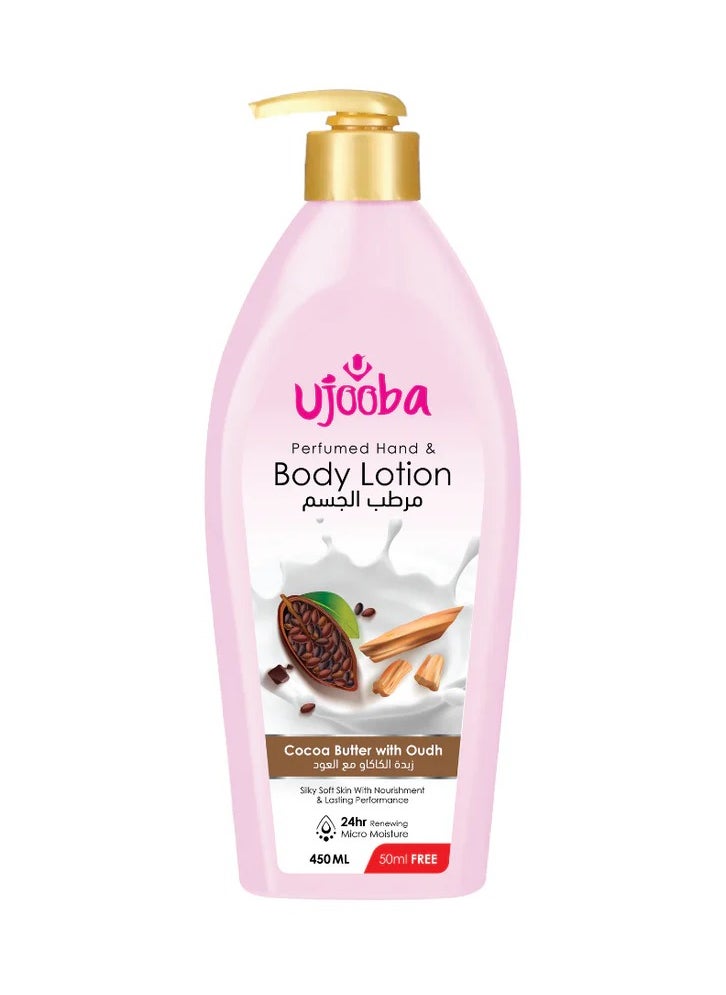 Ujooba - Ujooba Perfumed Hand & Body Lotion Cocoa Butter with Oudh - Image 1