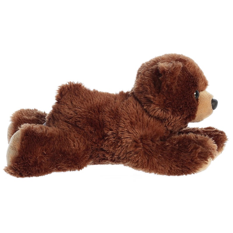 Aurora® Adorable Mini Flopsie™ Barnsworth™ Stuffed Animal - Playful Ease - Timeless Companions - Brown 8 Inches - Image 3