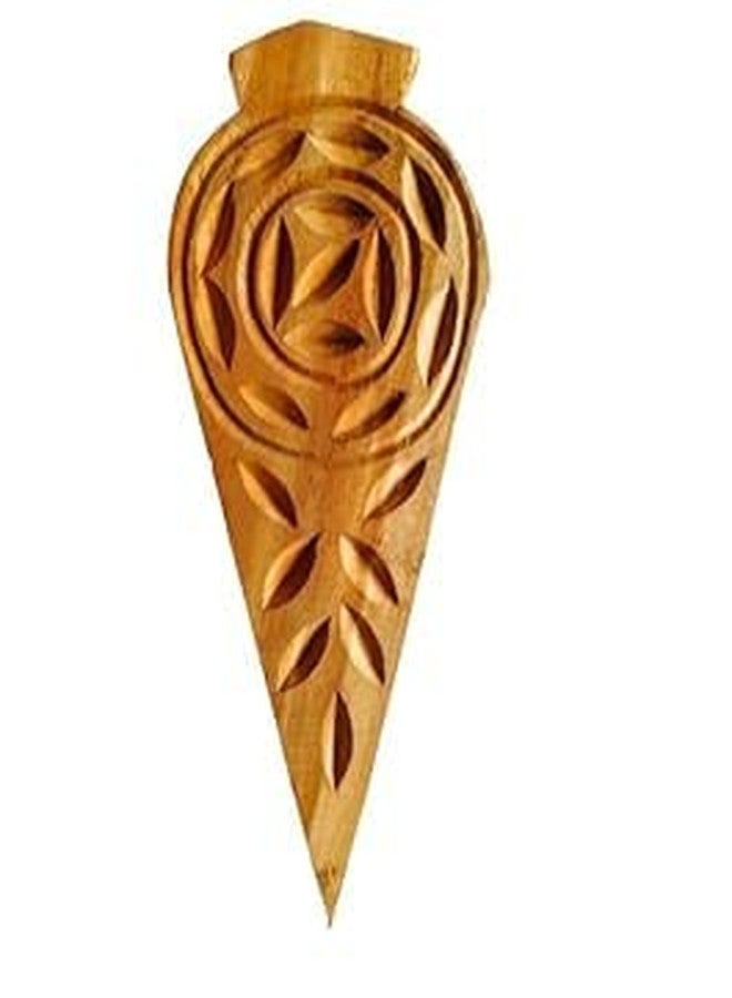 Mahika (Pack of 2) Traditional Desi Thekua/Khajoor Mould Sancha Brown with Gujiya Sancha - Image 2