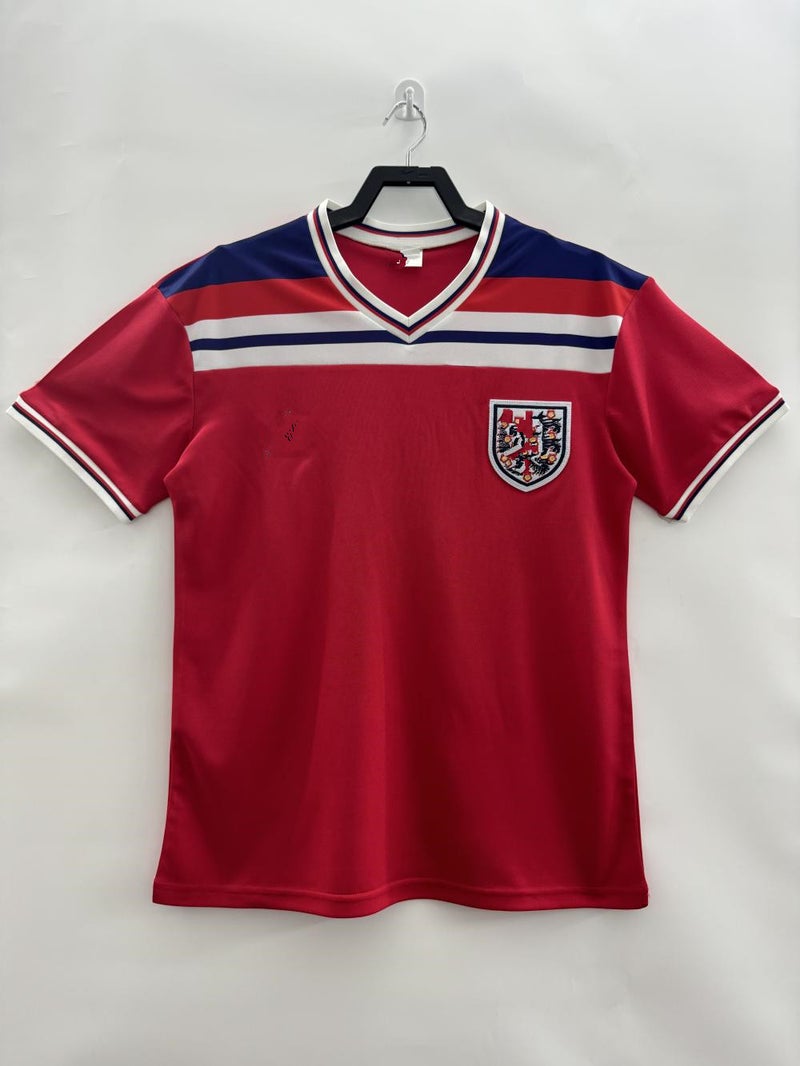 Generic 1982 Retro England Football Shirt Customizable Team Jersey Red