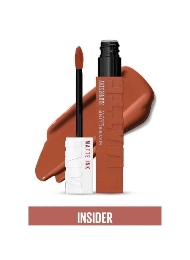 MAYBELLINE NEW YORK Maybelline New York Super Stay Matte Ink Liquid Lipstick, Shade 500 Insider