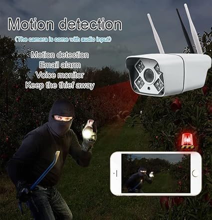 Fabbay Smarthome Heavy Duty Metal Body Bullet Camera with HD Resolution 1080p 3 Mega Pixels Night Vision SDCloud Storage Upto 64GB Clear Crisp Two Way Audio Waterproof IP67 - Image 2