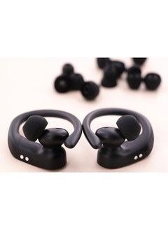 ZVEV 8 Pairs Powerbeats Pro Ear Tips Buds Ear Gels, 4 Size Replacement Soft Flexible Fit in Case Noise Reduce Silicone Earbuds Eartips Wing Skin Accessories Compatible with Beats Flex/BeatsX - Black  - Image 3