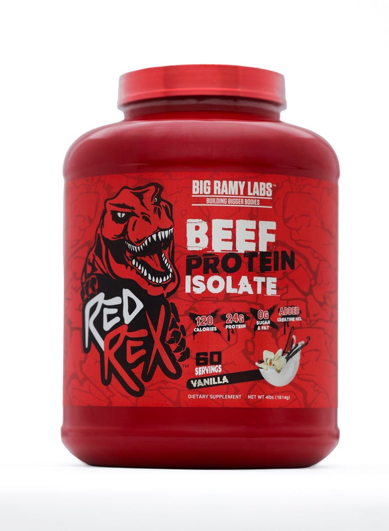 REDREX -BEEF PROTEIN ISOLATE - VANILLA - 1.814 kg