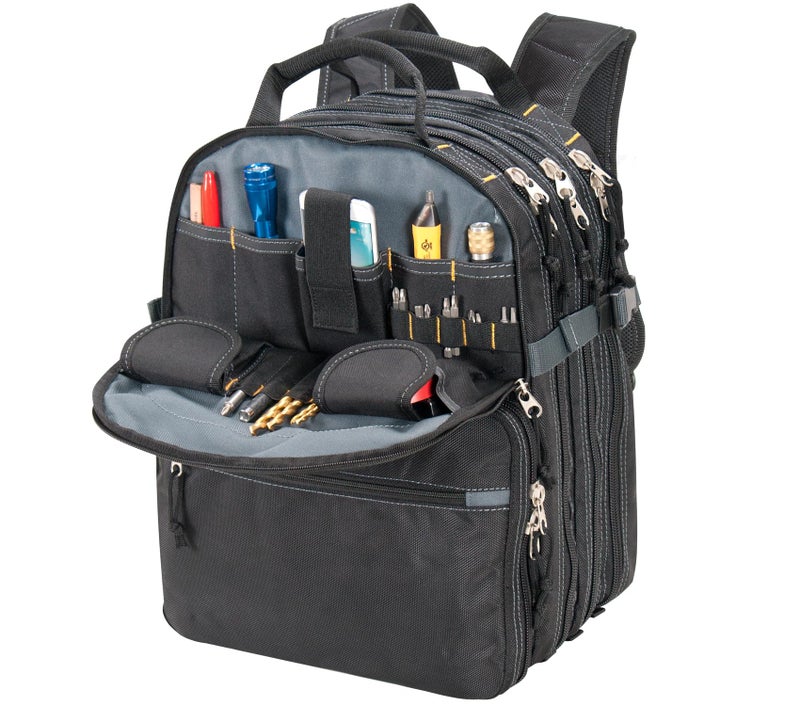 Custom Leathercraft1132 75-Pocket Tool Backpack - Image 3