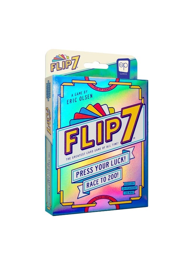 Flip فليب 7، المزيج النهائي بين حظك واستراتيجية، لعبة ورق سريعة الإدمان، سهلة التعلم والتعليم، مثالية لليالي الألعاب، 3+ لاعبين، أعمار 8 وما فوق، 20 دقيقة وقت اللعب - Image 1
