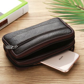 Genuine Leather Belt Pouch for Men 6.5 InchIncrease 7 inches 18cm horizontal Increase 7 inches 18cm horizontal 