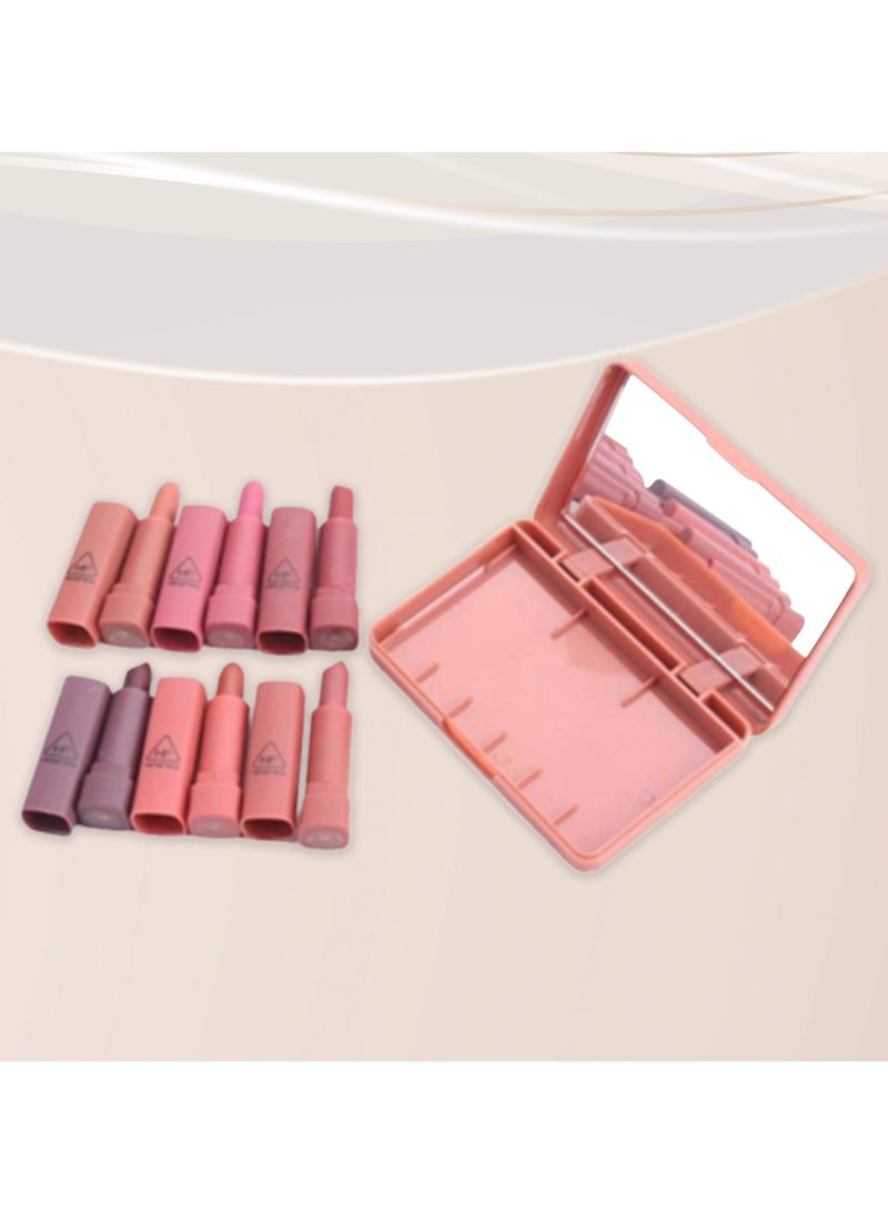 Heng Fang 6-Piece Matte Lipstick Mini Set Multicolor  - Image 2