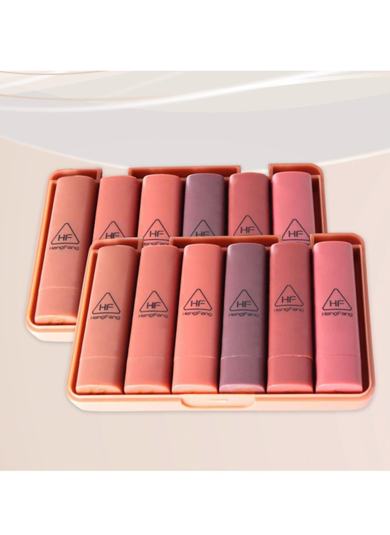 Heng Fang 6-Piece Matte Lipstick Mini Set Multicolor  - Image 3
