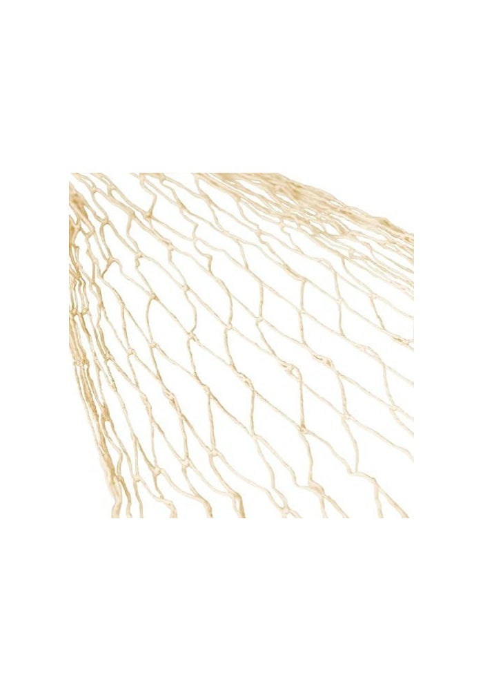 amscan Decorative Fishing Net - 6' x 8' Cotton for Nautical Theme Parties and Home Decor - Image 2