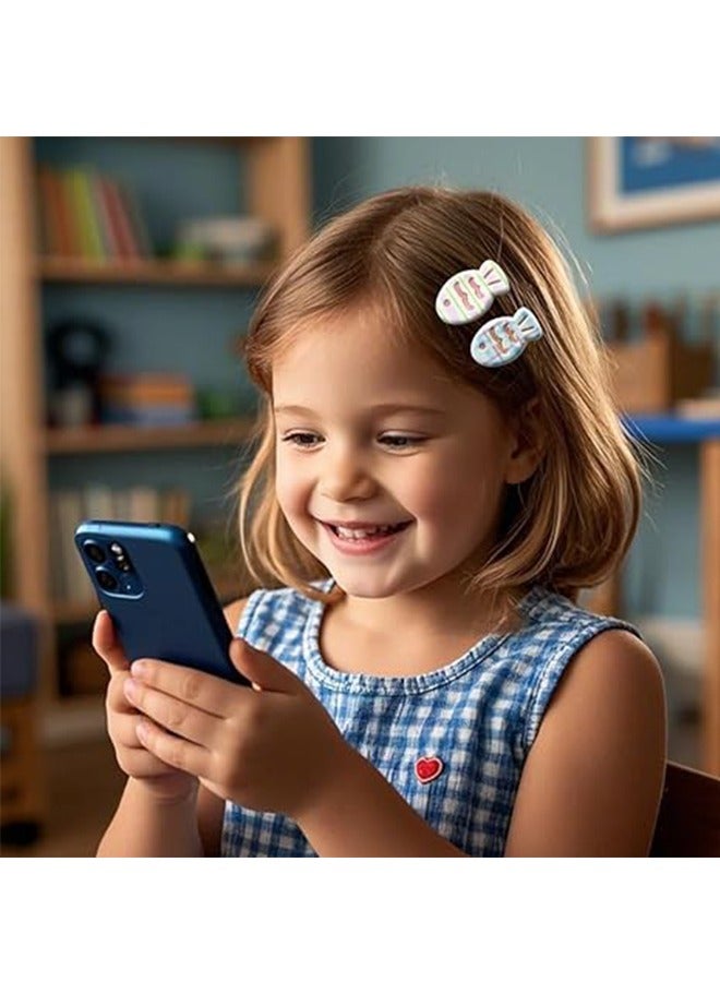 6 قطع من مقاطع شعر الأسماك الصغيرة ، نمط السمك الملون ، مقاطع الشعر المزخرفة بموضوع المحيط ، إكسسوارات الشعر الصغيرة اللطيفة والممتعة ، مناسبة للنساء والفتيات - Image 3